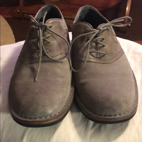 Men’s Andrew Marc suede/leather lace-up shoe sz 10 - Picture 2 of 7